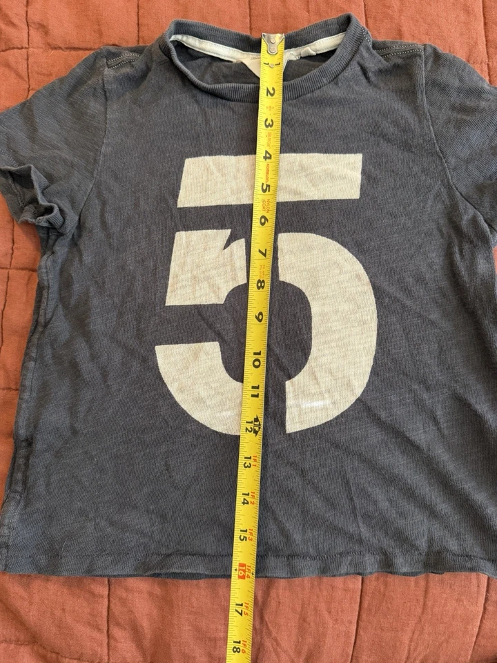 Camiseta Rag & Bone Niños Negra Talla 8 100% Algodón Foto 4 de 4