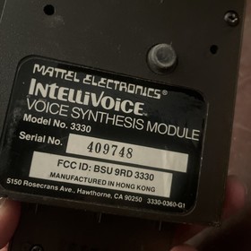 INTELLIVISION 5872 Console System + Voice Synthesis Module + System Changer