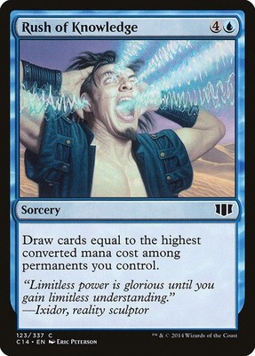 MTG Rush of Knowledge ** Commander 2014 ** English