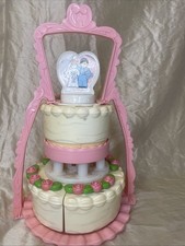 Vintage Fisher Price Fun with Food Create a Wedding and Birthday Cake Play Set