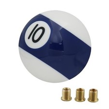 Billiards Shift Knob Driving Handle Lever Round Ball Cool Gear Stick No.10 Blue Billiards Shift Knob Driving Handle Lever Round Ball Cool Gear Stick No.10 Blue