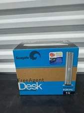 NEW Seagate FreeAgent Desk 1.5TB External Hard Drive USB 2.0 - Silver