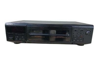 Sony TC-WR661 Dual Cassette Deck Stereo Tape Player Auto Reverse Dolby Tested