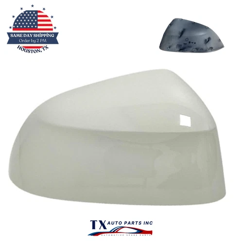 Passenger Side Mirror Cover Cap for BMW X3 X4 X5 X6 F15 F16 F26 Alpine White
