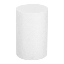 Manichino per torte rotondo in schiuma, 4'x 6' bianco cerchi per torte finte manichini