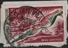 1965. Côte D'Ivoire. Oiseaux. Tourterelle à masque noir. N°240.