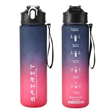 27oz Large Capacity Sports Water Bottle  Leak Proof Gym Plastic Cup