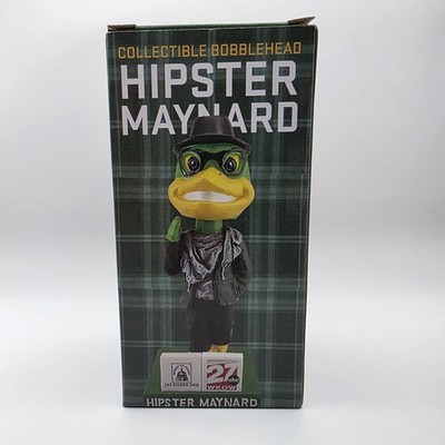 Madison Mallards Bobblehead Hipster Maynard 2015 Northwoods League