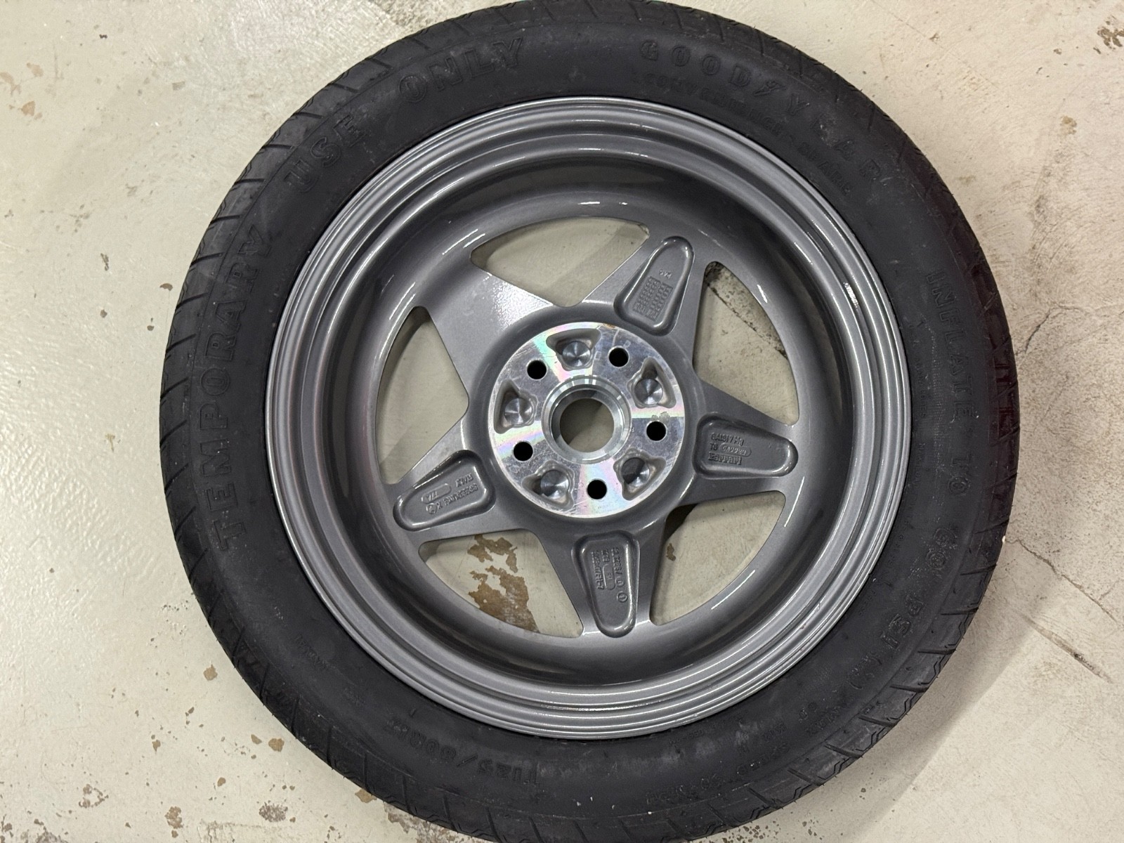 Ferrari 360 / F355 / 550 / 575 Space Saver Spare Wheel with Tire