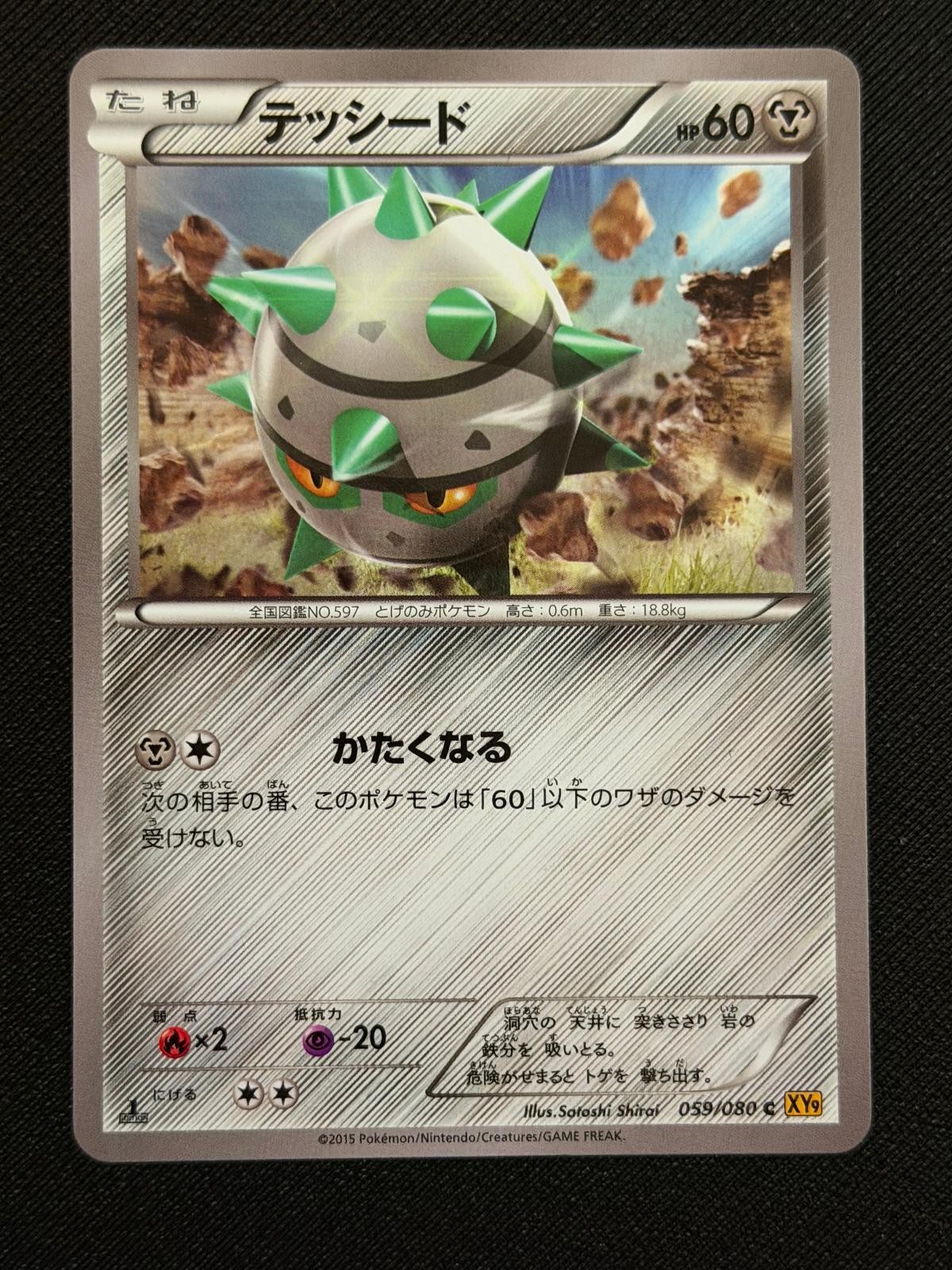 Ferroseed 059/080 Pokemon Rage of the Broken Heavens XY9 - COMMON Japanese NM