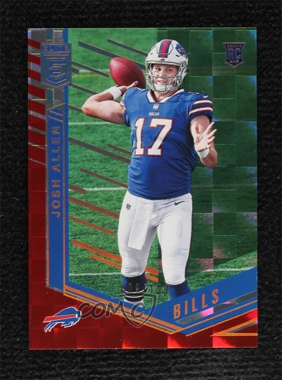 2018 Donruss Elite Rookies Red /199 Josh Allen #154 Rookie RC