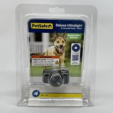 PetSafe Deluxe Ultralight In-Ground Fence Receiver Collar Red Dog Waterproof