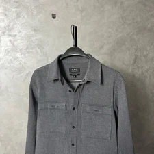 A.P.C. "Enrico" Striped Overshirt/Shirt s/xs