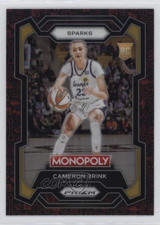 2024 Panini Prizm Monopoly WNBA Classic Icons Red Prizm Cameron Brink #39 0s2