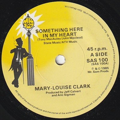Mary-Louise Clark - Something Here In My Heart (7'', Single) (Near Mint (NM or M-