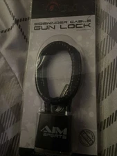 AIM Sports Sidewinder Cable Gun Lock NIB with 2 keys