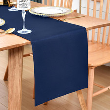 Farmhouse Navy Blue Table Runner Dining Table Runners 48 Inches Long Coffee Tabl