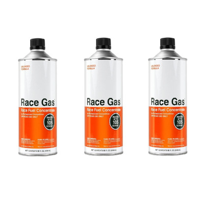 Race Gas 100032 32 oz. Cans of Offroad Race Fuel Concentrate Additive, Set of 3