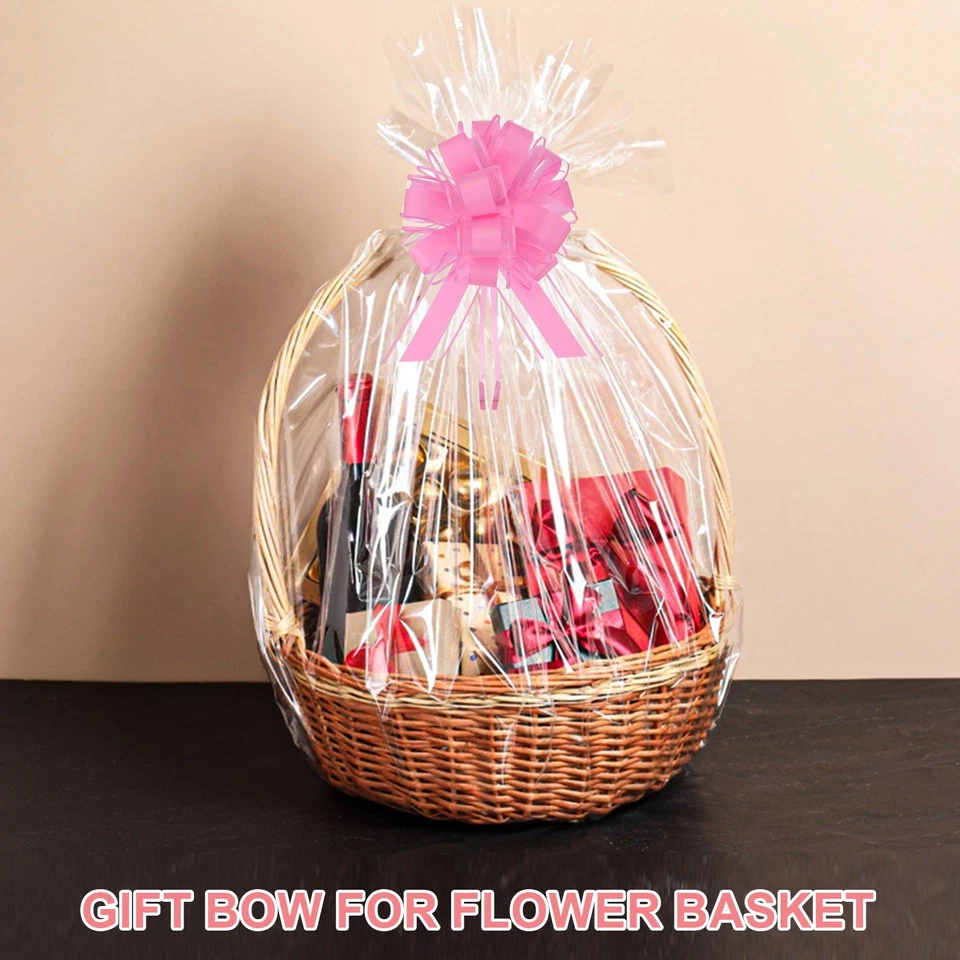 Large Gift Bow 8x6 Inch, 10 Pack  Pull Bows for Gift Wrapping, Black - Image 4 of 4