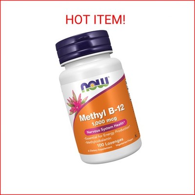 NOW Foods Supplements, Methyl B-12 (Methylcobalamin) 1,000 mcg, Nervous System H