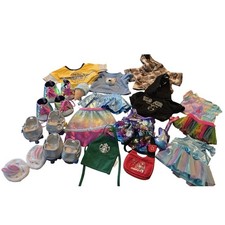 Huge Build a Bear Clothes Lot Shirts Pants Outfits Shoes Roller Skates Boy Girl