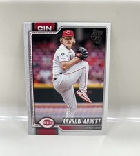 Topps 2026 Series 1 Andrew Abbott Cincinnati Reds #218 Baseball Card