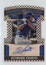 2015 Prizm Fresh Faces Signatures Black & White Checker Rey Fuentes Auto 0c6