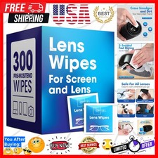Screen Cleaner Wipes Quick Dry, Streak-Free Screen Wipes for Electronics, P...