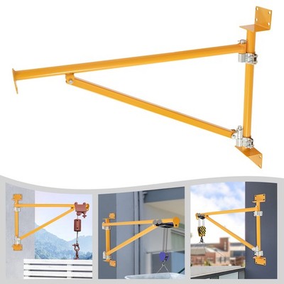 Wall Mount Jib Crane, Alloy Steel Hoist Bracket 441 lbs Capacity, 180° Rotation
