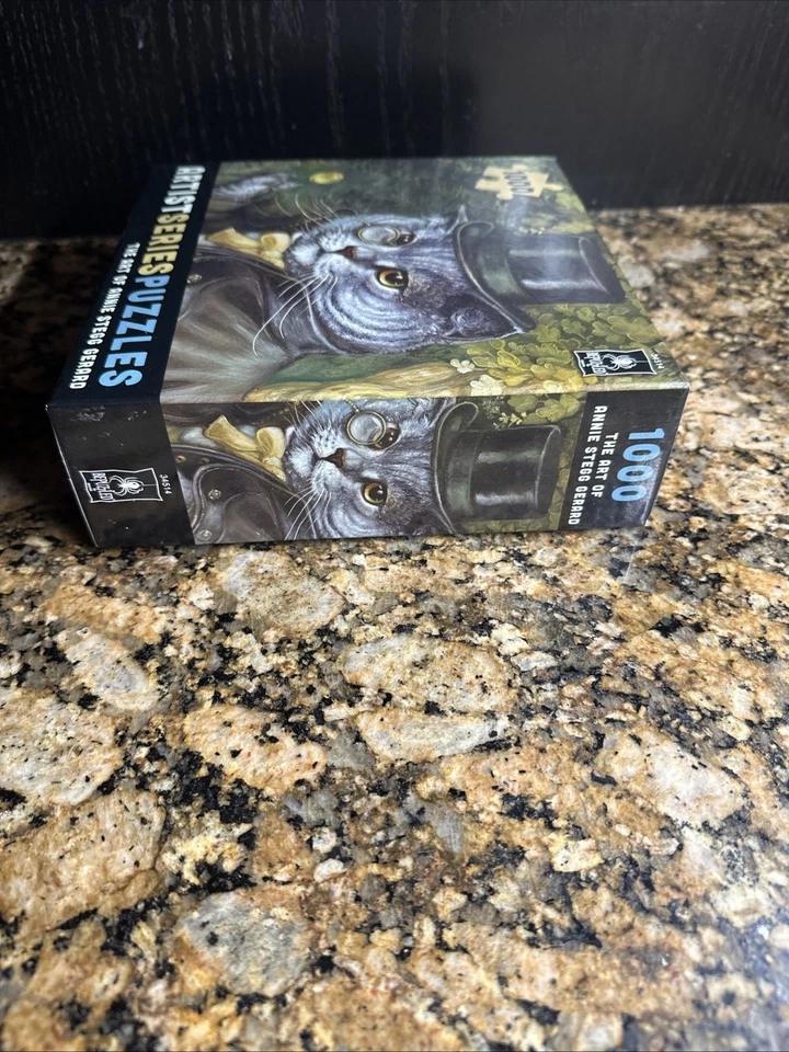 Bepuzzled Artist Series The Art Of Annie Stegg Gerard 1000 шт. кошка со шляпой 34514 - Изображение 3 из 4