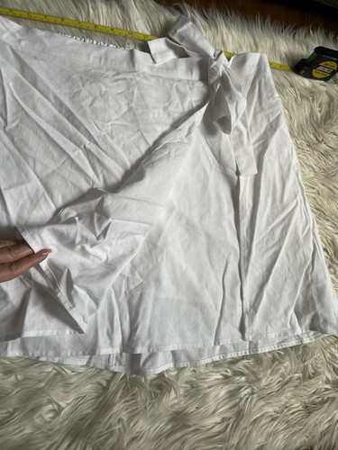a New Day Mujer Corbata Mini Falda Línea A Blanca, Talla XXL - Imagen 5 de 6