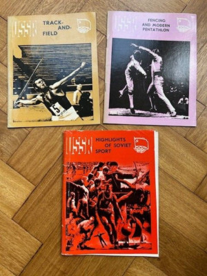 3 x USSR Sports  Booklets Orlov 1972