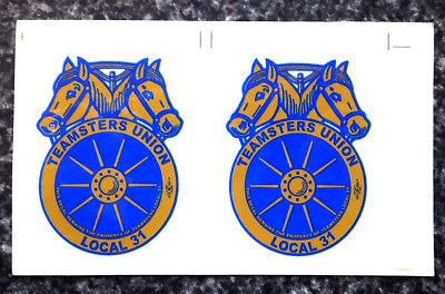 Teamsters Union Local 31 - 2 Decal/Stickers