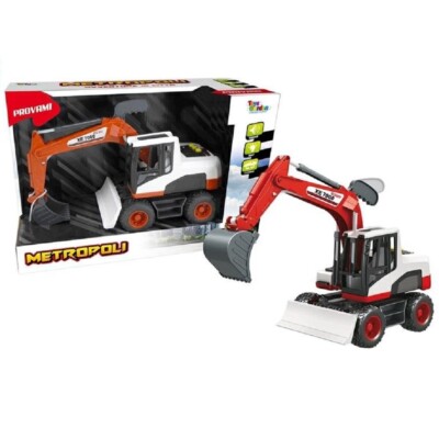 Auto Bagger Baustelle Fotoapparat Mit Licht E Geräusche Skala 1:18