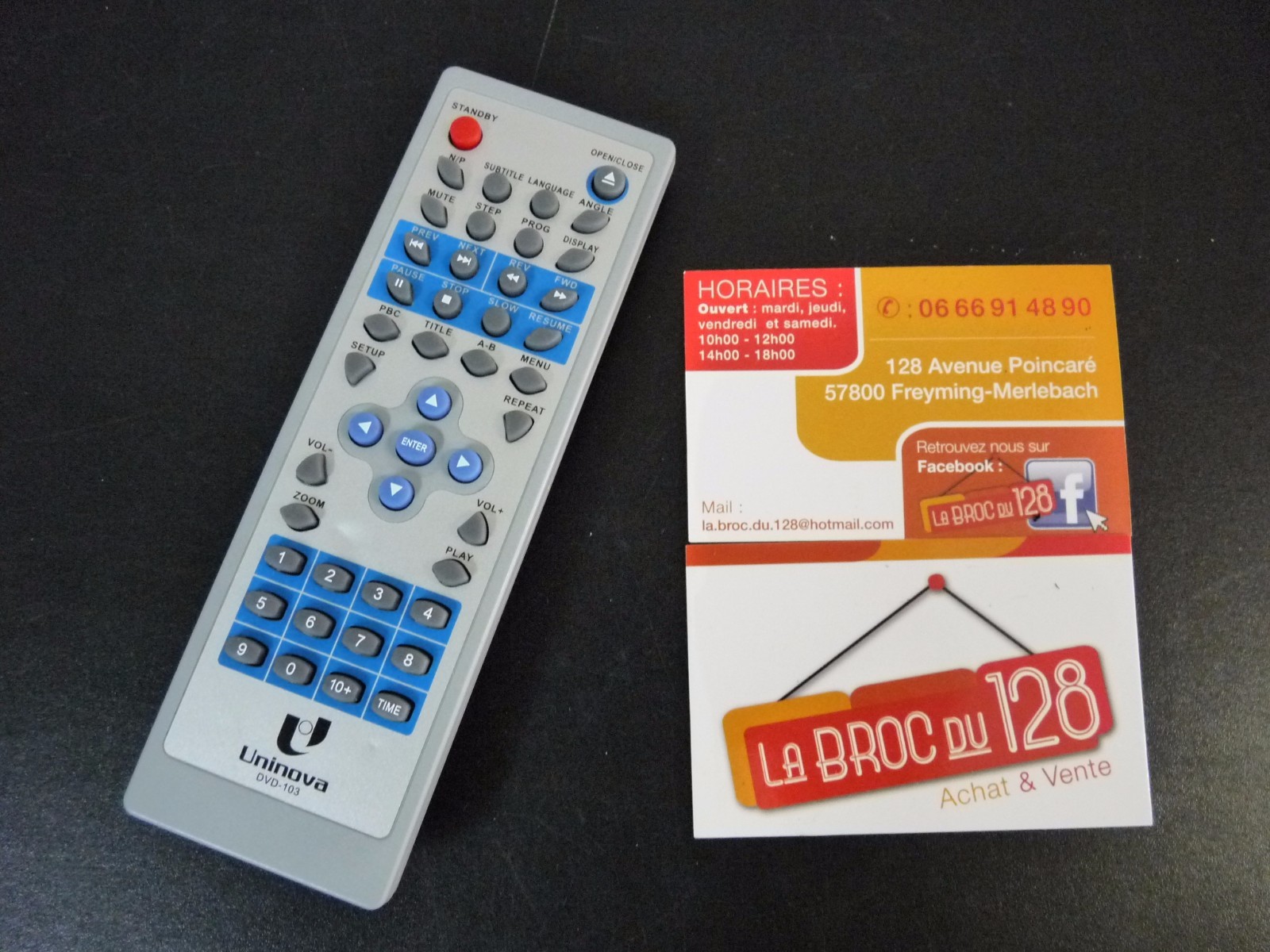 Télécommande Ininova DVD-103 - fonctionne