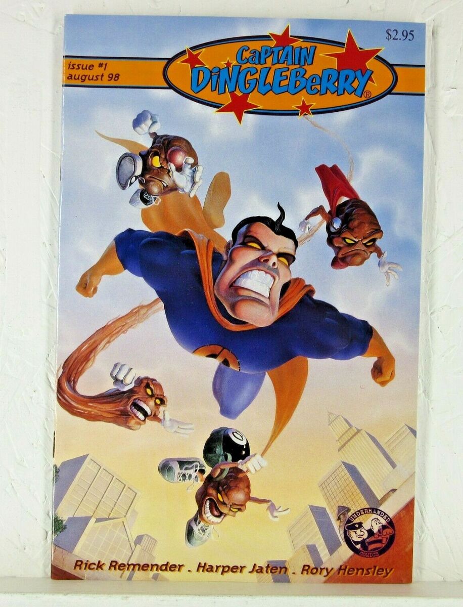 CAPTAIN DINGLEBERRY #1 * Underhanded Comics * 1998 Comic Book