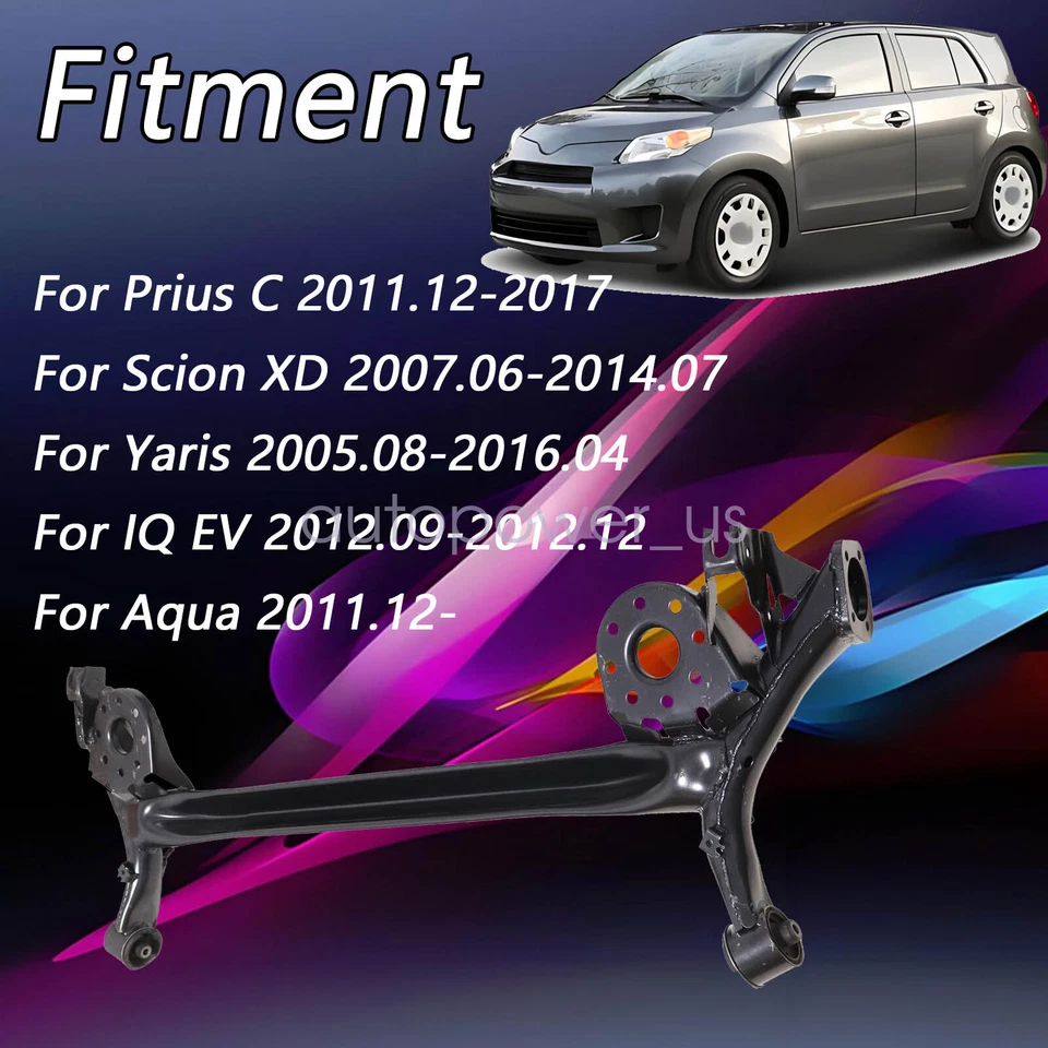 Rear Crossmember For Toyota Prius C 2012-2018 Yaris 2005-2016 Scion XD 2007-2014 - Imagem 3 de 4