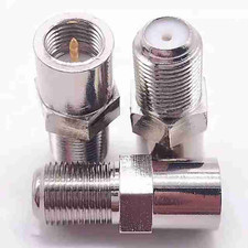10x F Female to FME Male Coax RF Connector Coaxial Adapter Cable Connector 50ohm