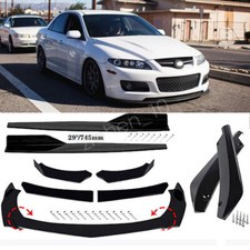 For Mazda Speed 3 6 Front Rear Bumper Lip Spoiler Splitter Body Kit Side Skirt