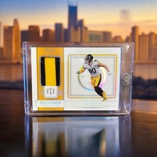 2022 Panini National Treasures Franchise Prime Holo Silver /25 TJ Watt #FTR-TJW