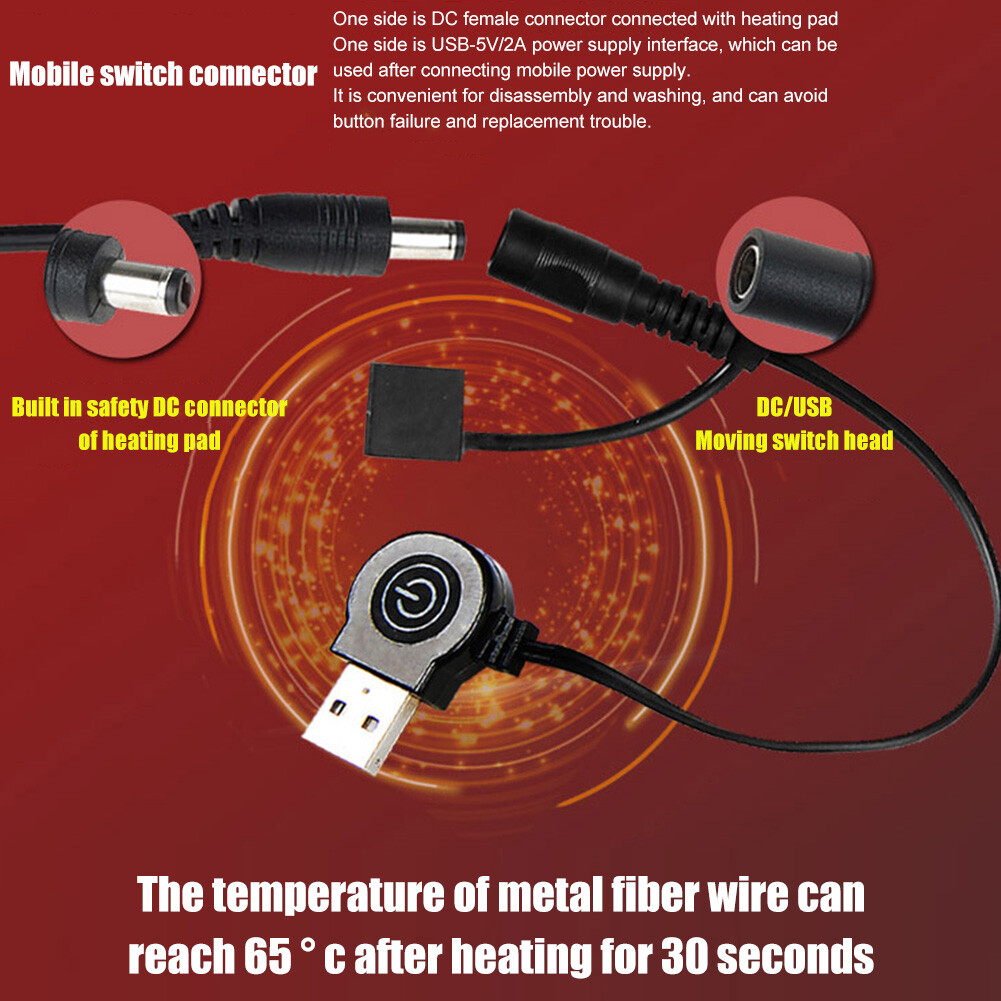 Outdoor USB Heated Sleeping Mat Camping Electric Warm Sleeping Mattress