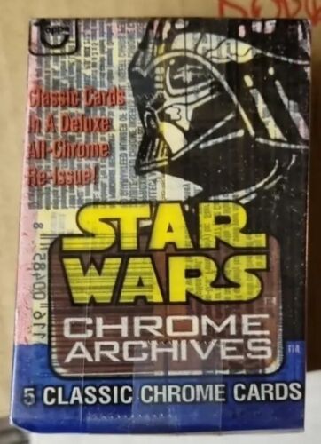 STAR WARS CHROME ARCHIVES CARDS SET TOPPS COMPLETE BASE SET (90 CARDS) 2009 - Picture 1 of 2