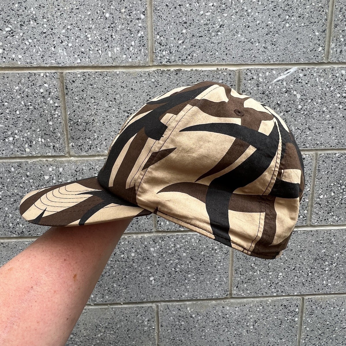 VTG 2006 Bape By A Bathing Ape Tribal/Camo Cap Brown Rare Sz VTG 2006 Bape By A Bathing Ape Tribal/Camo Cap Brown Rare Sz
