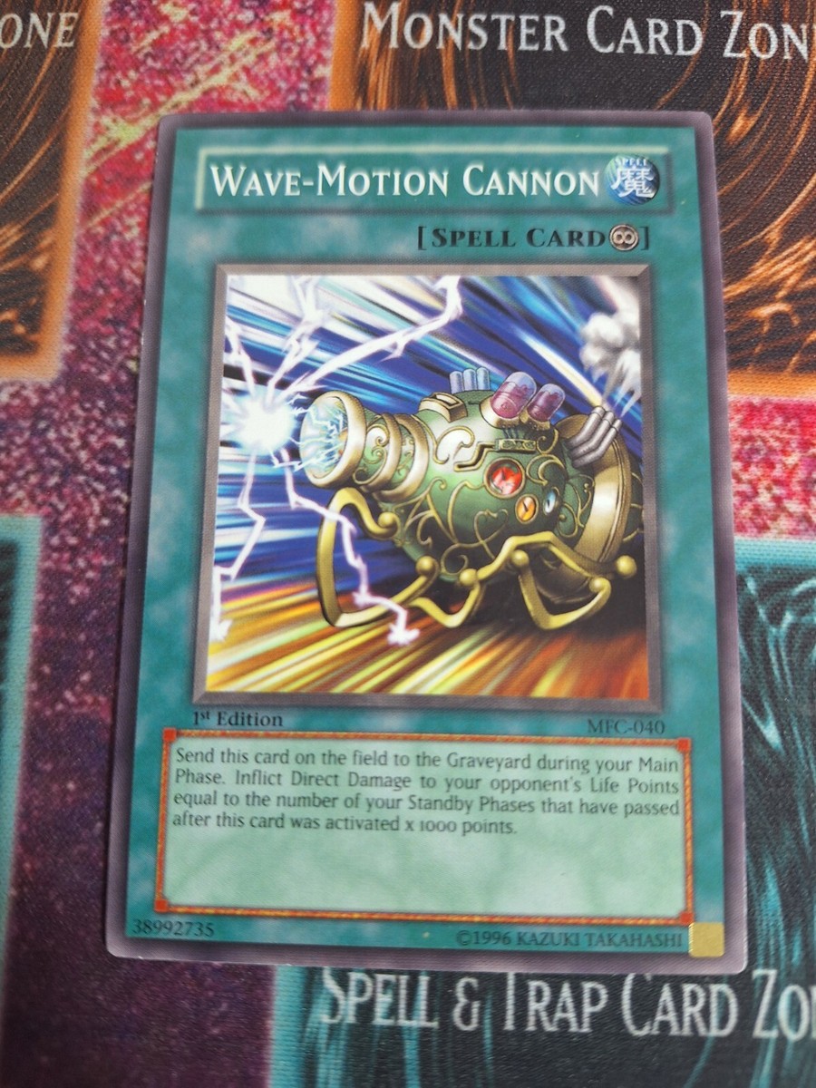 yugioh wave motion cannon deck Yu-Gi-Oh! Wave-Motion Cannon MFC-040 Common 1st Edition Near Mint