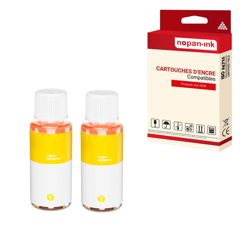Encre jaune GI-55 pour imprimer vos rapports professionnels