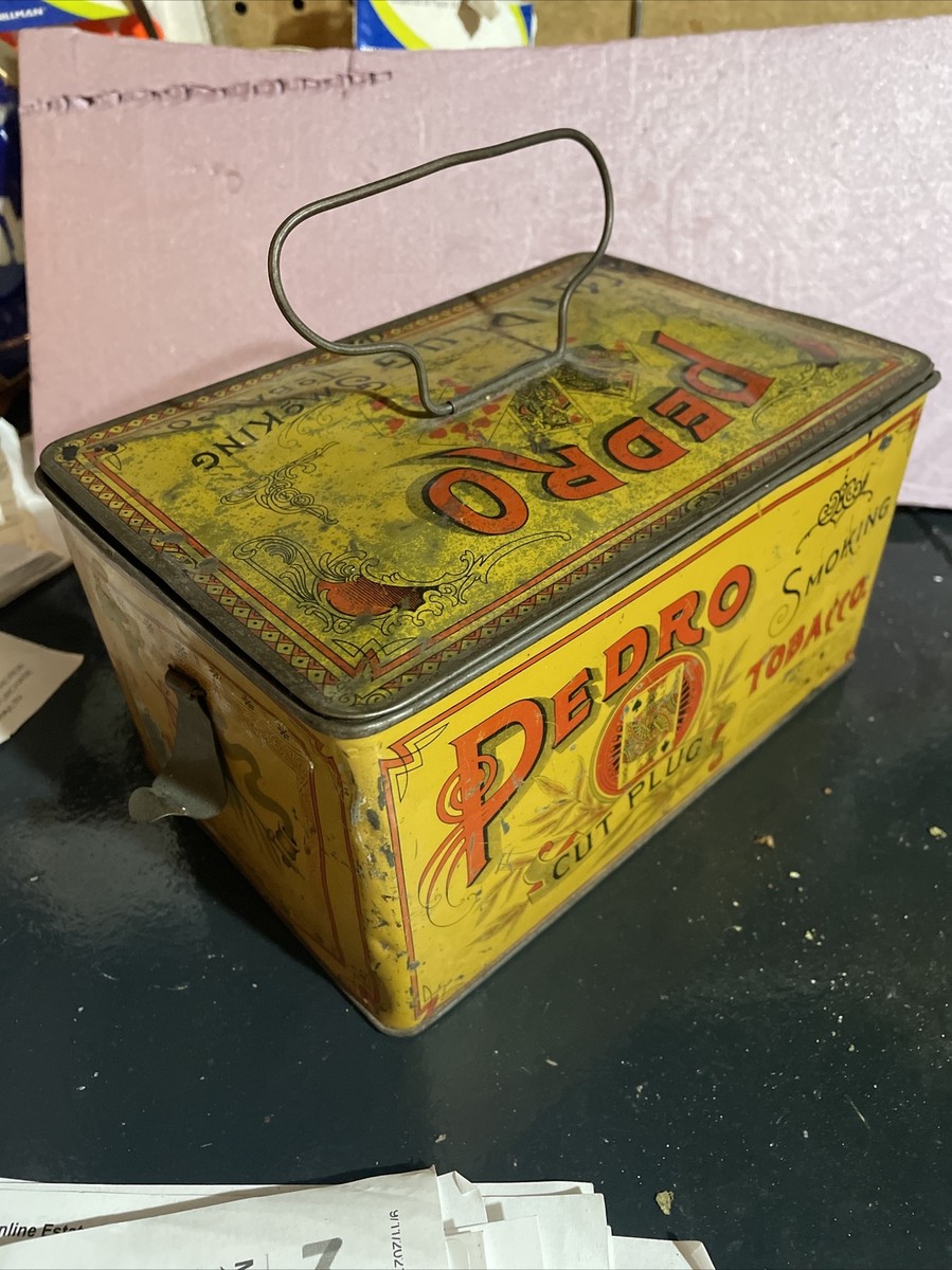 PEDRO Cut Plug Smoking Tobacco ブリキ缶 USA