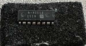  2112A-4 Static RAM, 256x4 16 Pin, Plastic, DIP