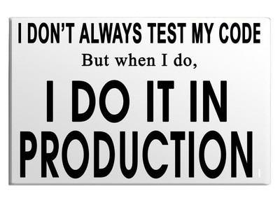 Testing Code Programmer Production Software Quality Assurance Fridge Magnet