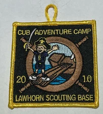 LAwhorn Scouting Base 2010 Adventure Camp Boy Scout Patch Mint  CC9