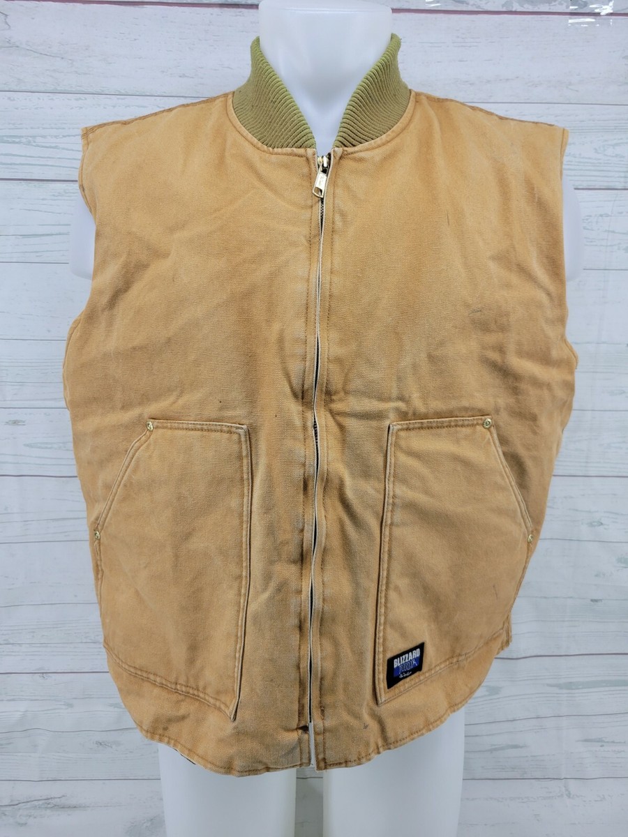 Distressed Walls Blizzard Pruf Work Vest Coat Mens Size XL Regular